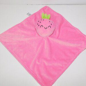George Walmart Pink Strawberry plush Security blanket Baby Lovey nunu Soother